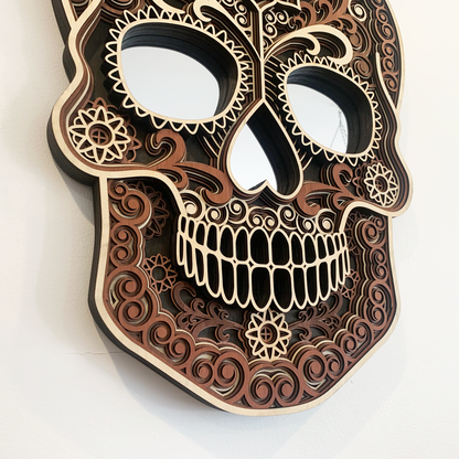 Sugar Skull Mirror