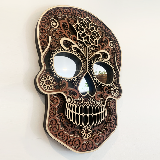 Sugar Skull Mirror