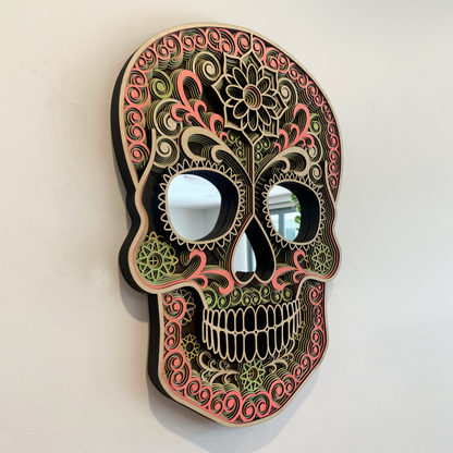 Sugar Skull Mirror